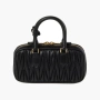 Miu Miu Arcadie matelassé nappa leather mini-bag "Black" 