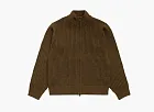 Stussy Patch Zip Sweater Green