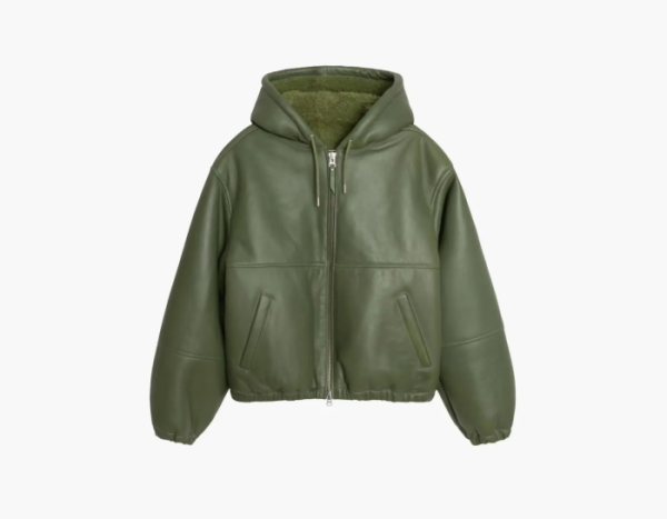Stussy Shearling Work Jacket Green 
