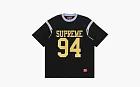 Supreme Split Short-Sleeve Football Top Black