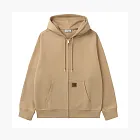 Carhartt WIP Hooded Zip Sweatshirt Sand