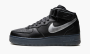 Air Force 1 Mid "Black / Metallic Silver" 