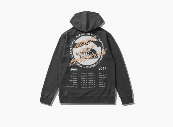 The North Face x Invincible Half Dome Graphic Hoodie Grey  The North Face x Invincible Half Dome Graphic Hoodie Grey