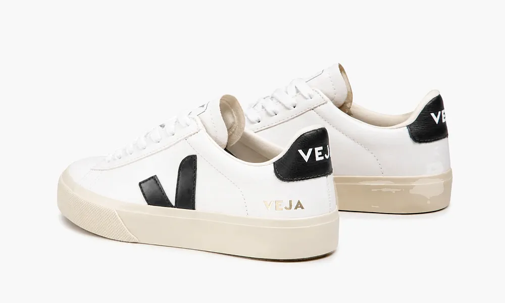 Veja Campo Chromefree White Black