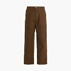 Carhartt WIP Cotton Work Pants Brown