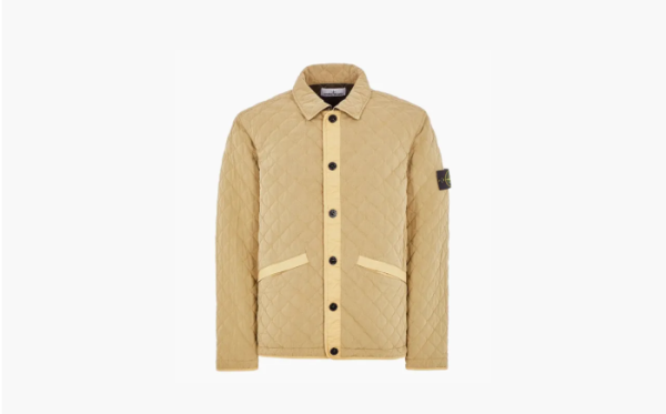 Stone Island Lightweight Quilted Jacket Beige 