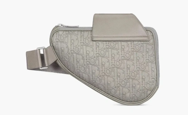 Dior x Stone Island Saddle Bag Grey 