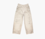 Acne Studios Mended Trousers Regular Fit Light Taupe 
