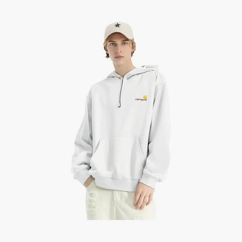 Carhartt WIP American Script Hoodie White