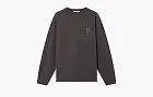  Stone Island Combed Organic Cotton Long-Sleeve T-Shirt Grey