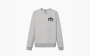 Chrome Hearts Cemetery Cross Crew-Neck Sweatshirt Grey 