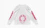 Chrome Hearts Classic Horseshoe Long Sleeve White Pink 