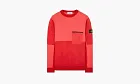 Stone Island Lightweight Cotton Sweatshirt Red