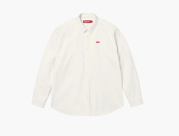 Supreme Small Box Denim Shirt  White 