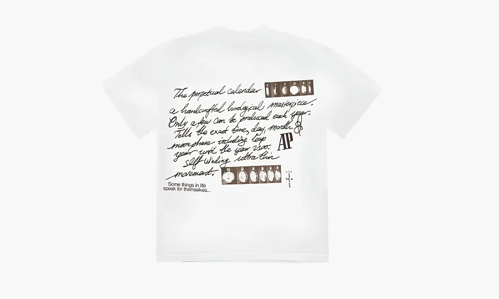 Travis Scott X Audemars Piguet T-shirt White