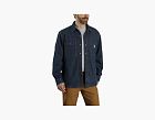 Carhartt 105605 DENIM FLEECE LINED SNAP-FRONT SHIRT JAC Glacier logo RELAXED FIT