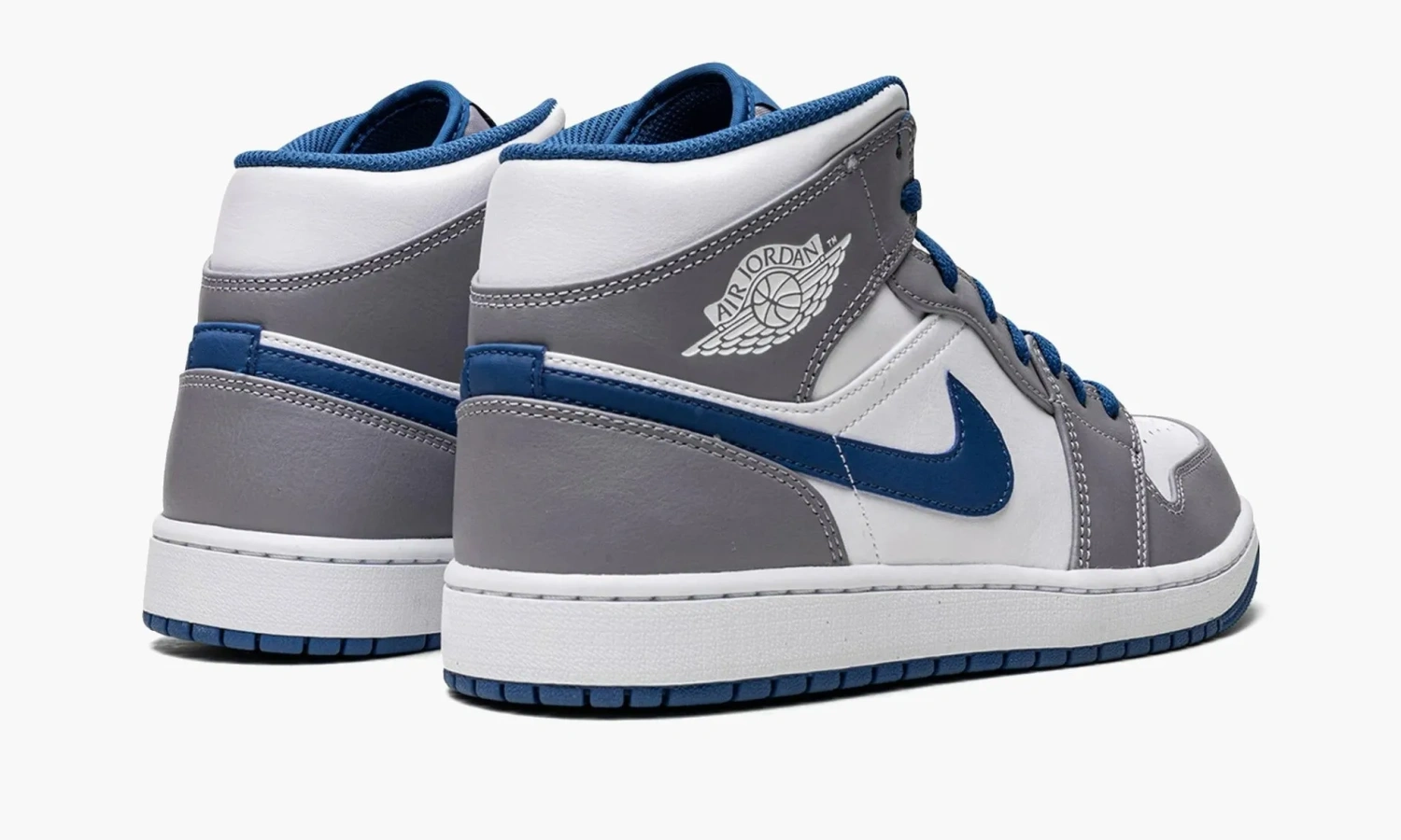 Air Jordan 1 Mid True Blue / Cement 