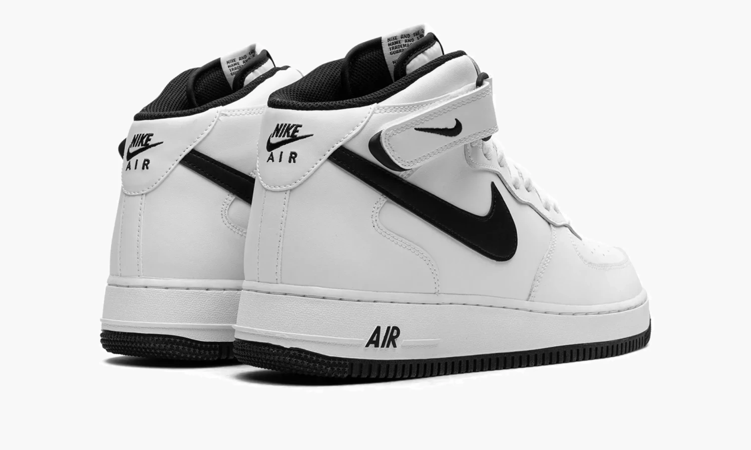 Air Force 1 Mid "White/Black" 