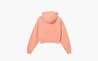 Sporty & Rich Wellness Ivy Cropped Hoodie Salmon/White