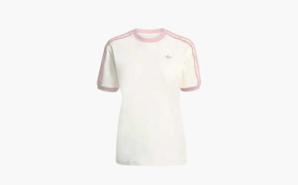 Adidas Originals Ruffle 3-Stripes Tee WMNS Off White  Adidas Originals Ruffle 3-Stripes Tee WMNS Off White