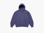 Supreme Frayed Hooded Sweatshirt Washed Navy 