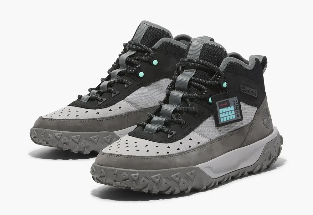 Timberland GreenStride Motion 6 Mid Lace-Up Hiking Boot Medium Grey Nubuck
