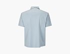 C.P. Company Mercerized Jersey Gasato Polo Shirt Silver Blue