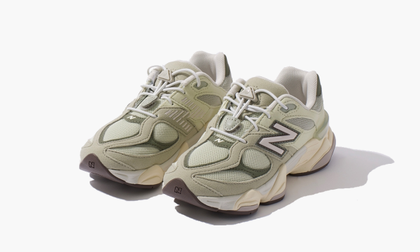 New Balance 9060 Little Kid Olivine Lace Toggle