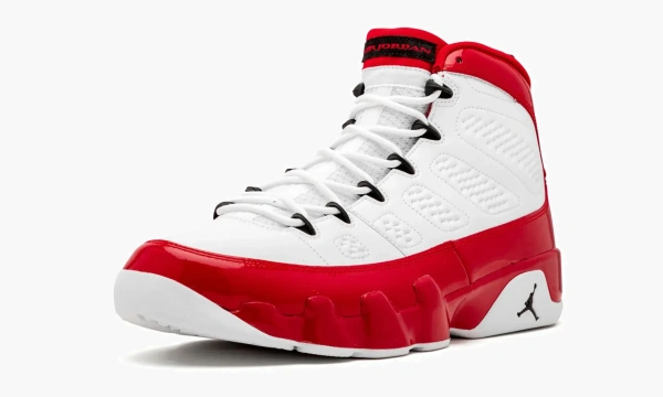 Air Jordan 9 White / Red / Black 