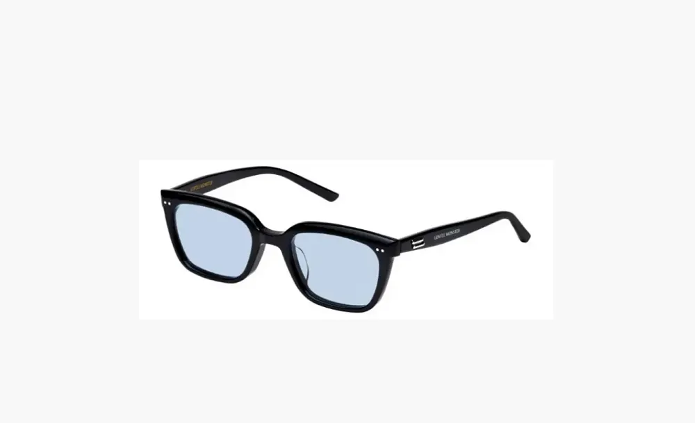 Gentle Monster Acetate Rectangular Sunglasses Men's Black