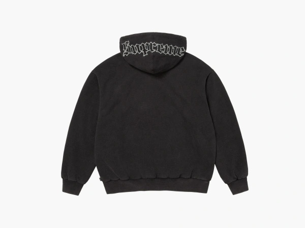 Supreme x Chicago White Sox Zip Up Hooded Sweatshirt Black 