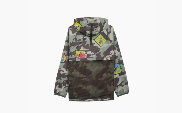 Adidas originals x JEREMY SCOTT Crossover Casual hooded Camouflage Jacket Green  Adidas originals x JEREMY SCOTT Crossover Casual hooded Camouflage Jacket Green