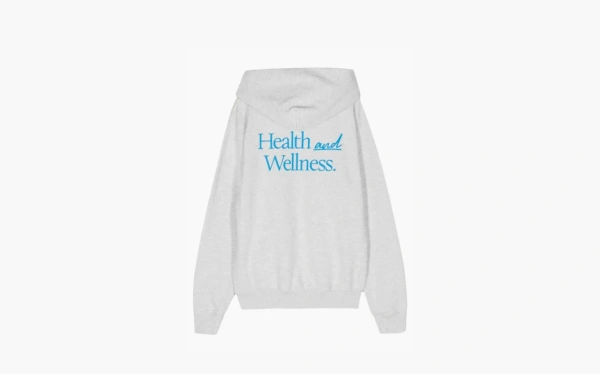 Sporty & Rich New Health Mélange Hoodie Grey 