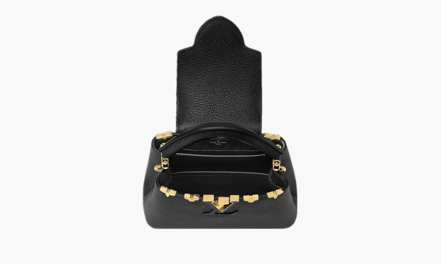 Louis Vuitton Capucines MINI Taurillion Leather Black 