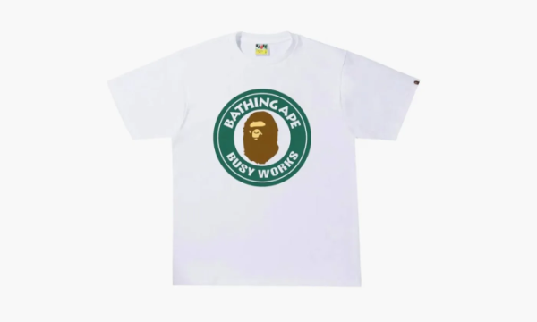 BAPE Colors Busy Works Tee White 