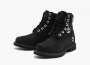 Timberland 6 Inch Premium Waterproof Boots WMNS "Black Nubuck With Silver Logo" 