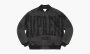 Supreme Washed Knockout Denim Varsity Jacket Washed Black 