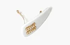 Miu Miu Patent Leather Hair Clip White