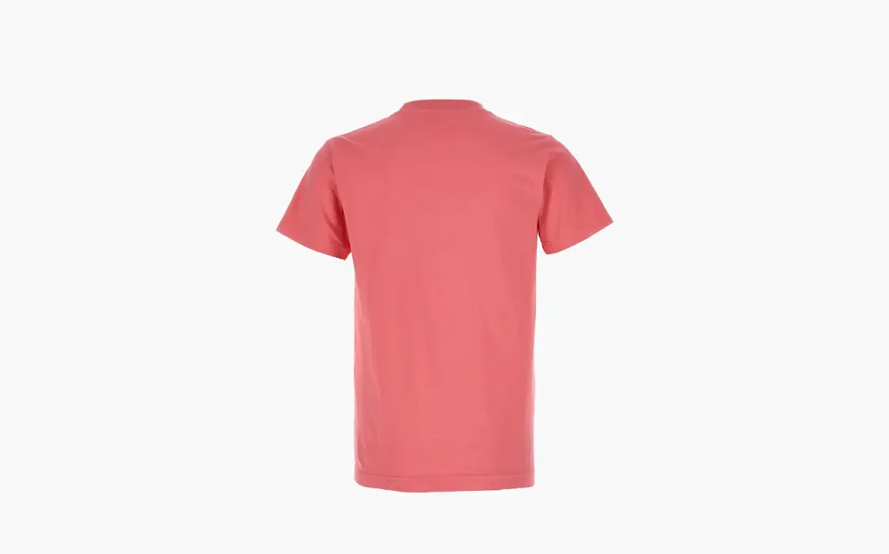 Sporty & Rich Slogan Printed Crewneck T-Shirt Orange