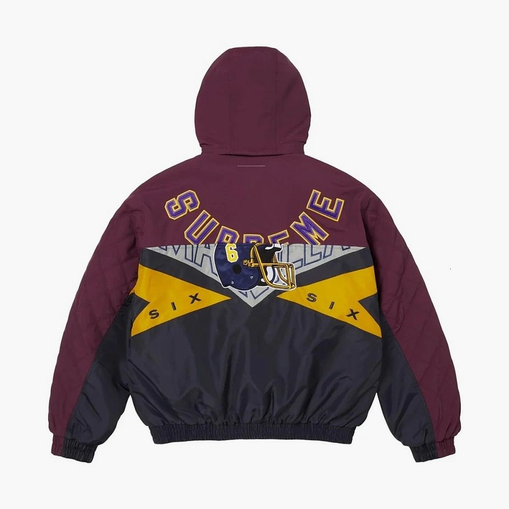 Supreme x MM6 Maison Margiela Split Stadium Jacket Navy