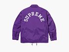 Supreme x Champion Coaches Jacket Purple
