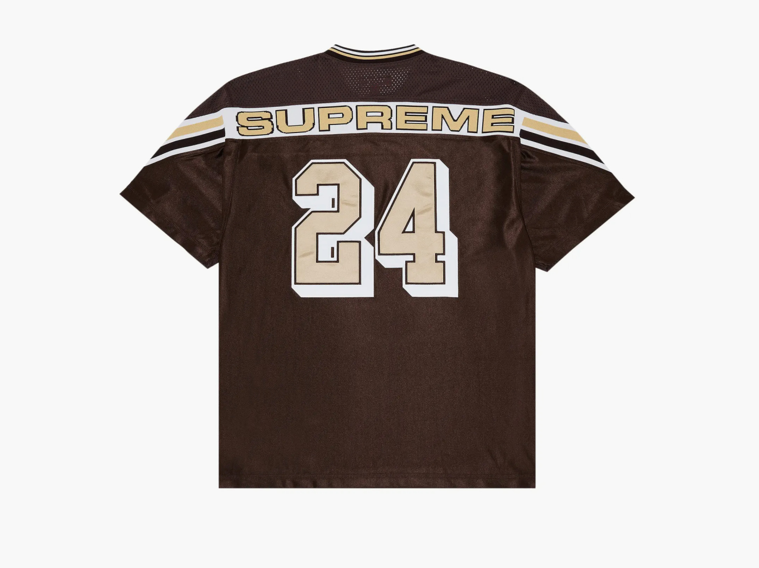 Supreme Jacquard Rib Football Jersey "Brown" 