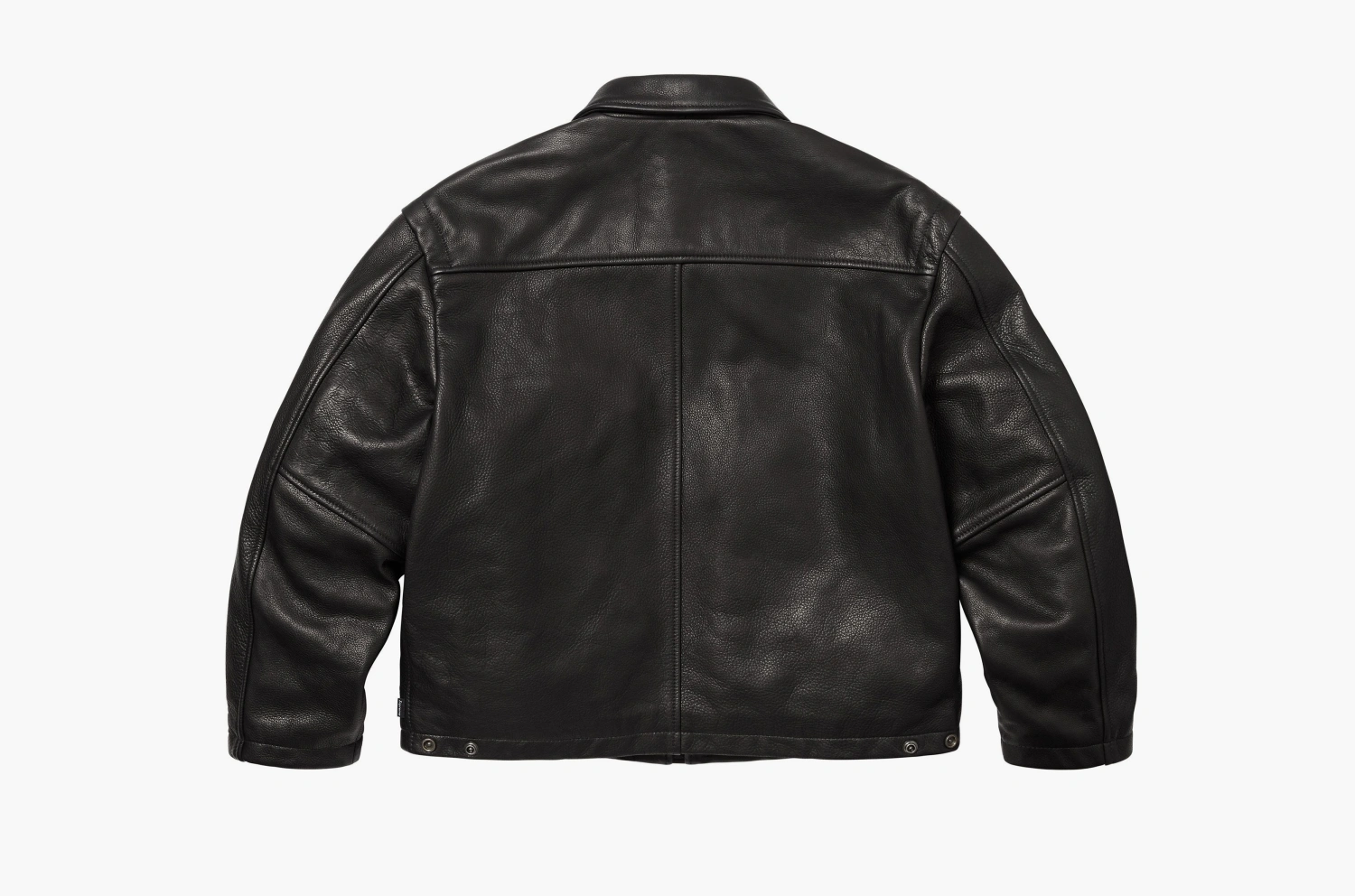 Supreme x Schott Leather Clip Jacket Black 