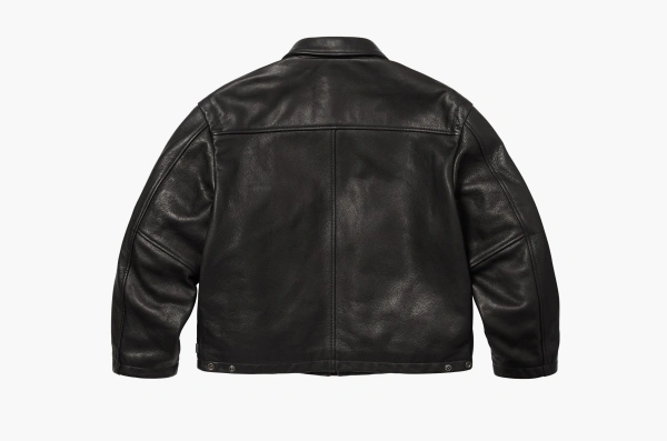 Supreme x Schott Leather Clip Jacket Black  Supreme x Schott Leather Clip Jacket Black