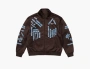 Supreme Worldwide Tricot Track Jacket Brown 