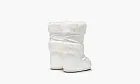 Moon Boot Icon Faux Fur White