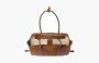 Miu Miu Beau leather patchwork bag "Cognac" 