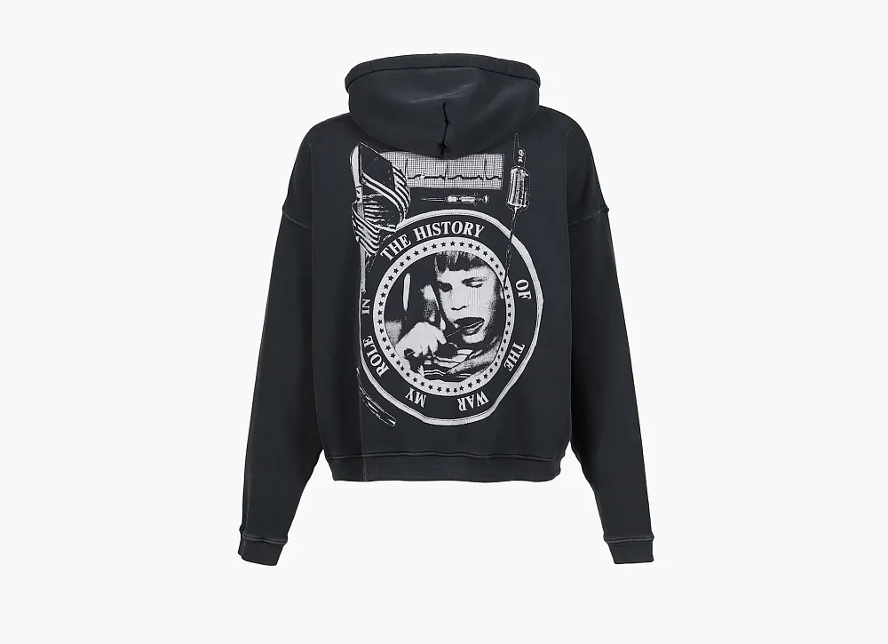 Enfants Riches Deprimes Navy My Role In The War Hoodie Gray