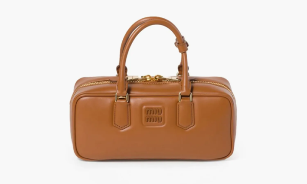 MIU MIU Arcadie Series Crossbody Bag Brown 