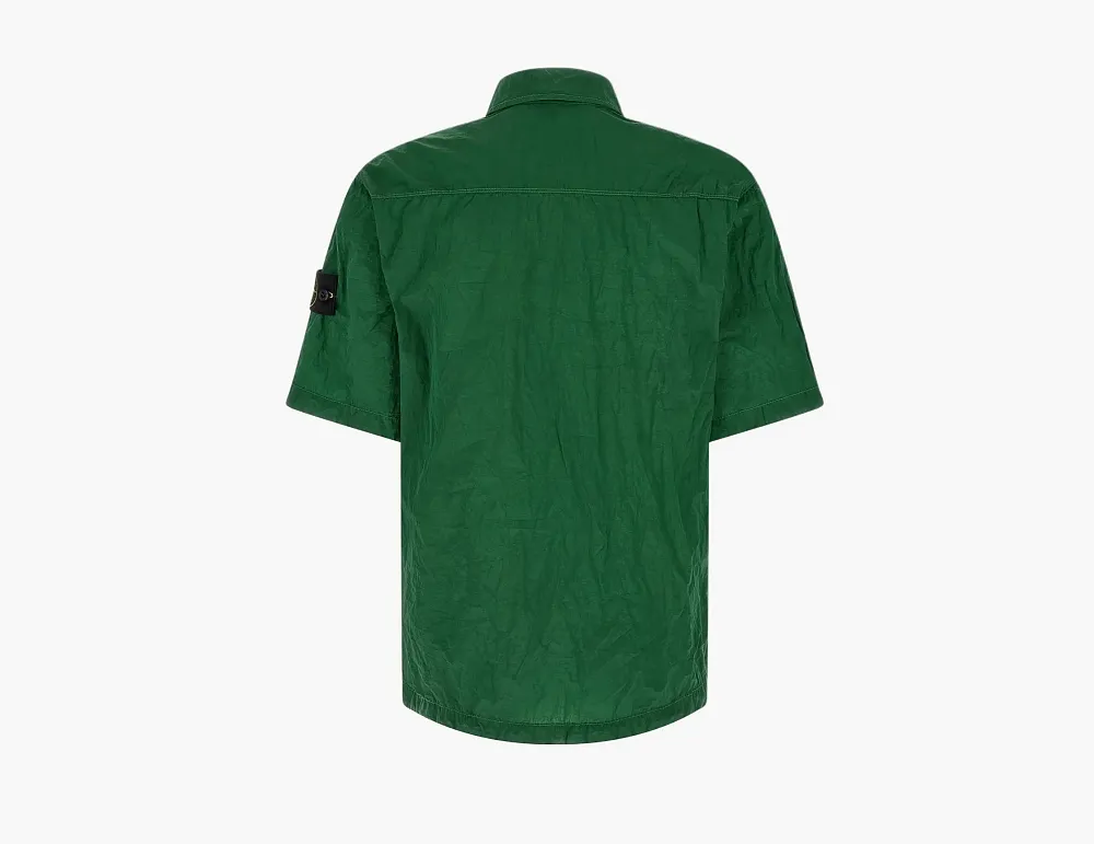 Stone Island Nylon Metal Econyl Overshirt Malachite